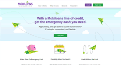 Desktop Screenshot of mobiloans.com